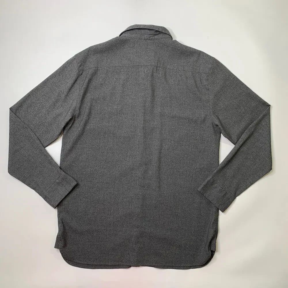 BYLT Shirt Mens XL Extra Large Gotham Gray Vista Long Sleeve Button Down Stretch